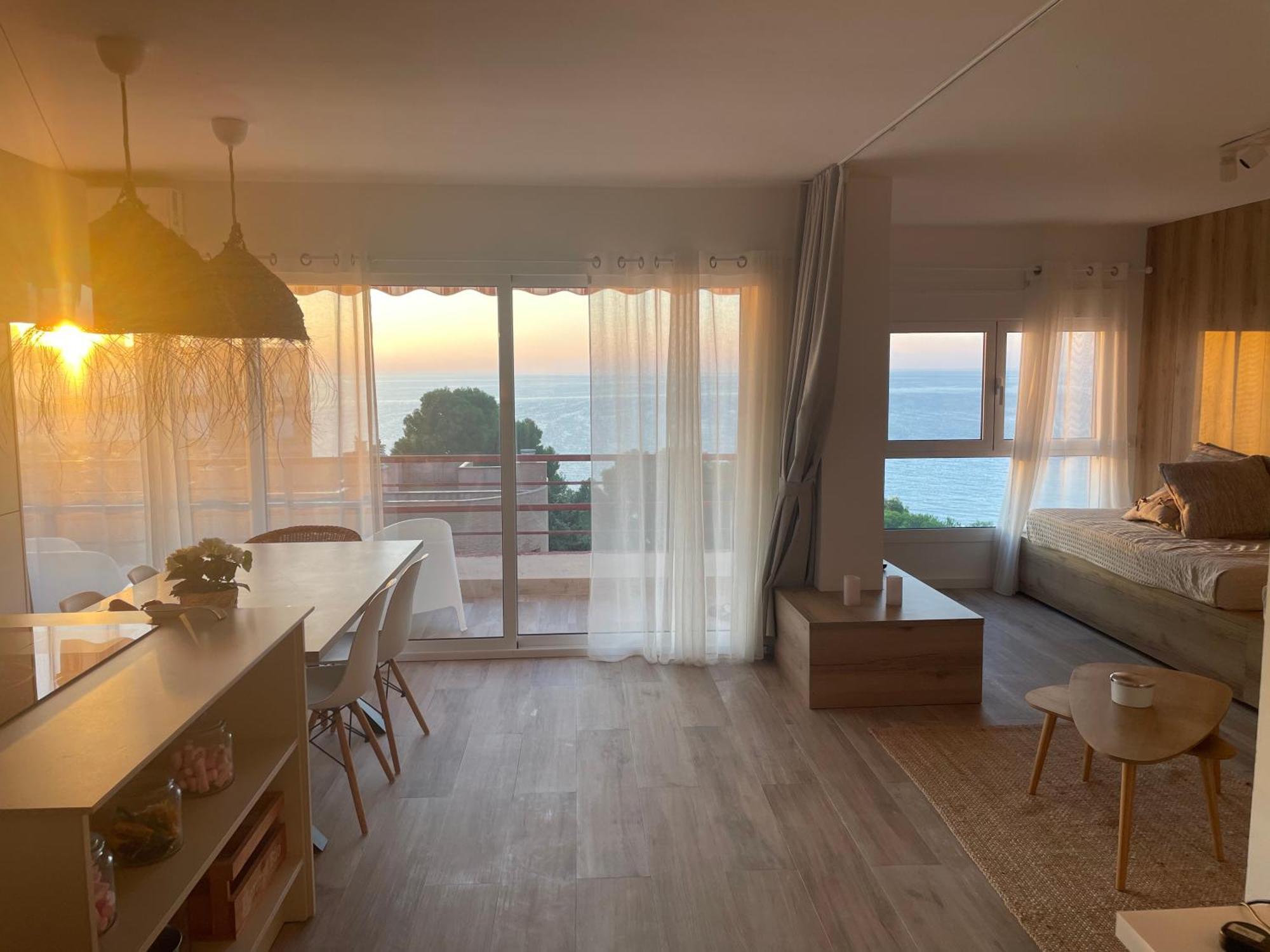 Precioso Apto Miami Primera Linia Playa Cala De Las Sirenas, Con Wifi Y Netflix, Adecuado Para Teletrabajar Miami Playa Bagian luar foto